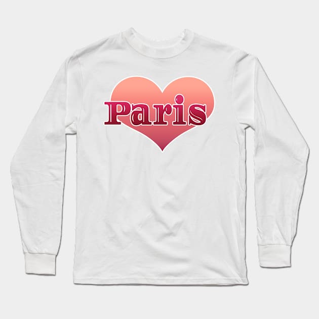 Paris Long Sleeve T-Shirt by Creative Has